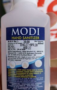 hand sanitizer