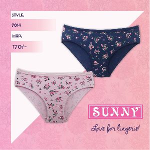 Ladies Panty Printed 7014