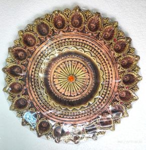 Terracotta Diya Thali