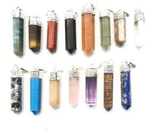 Stone Pencil Pendants