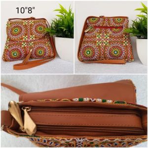 Kalamkari Work Sling Bag