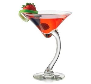 Polycarbonate Martini Cup