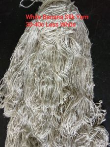 WHITE BANANA SILK YARN