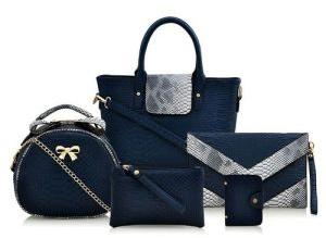 Ladies 5 pcs Handbag Set