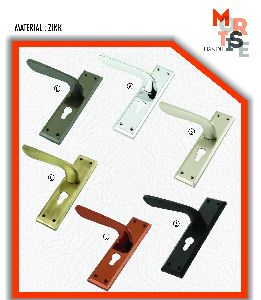 M-1016 Zink Plate Mortise Door Handles