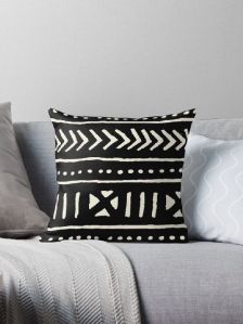 Monogram cushion