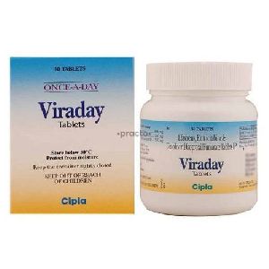Viraday Emtricitabine + Tenofovir Disoproxil Fumarate + Efavirenz Tablet