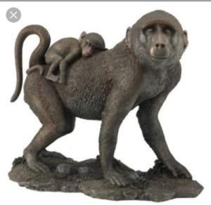 Fiber Monkey Statue