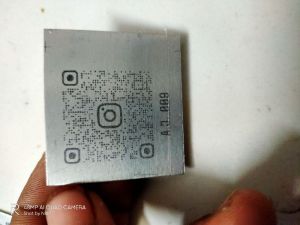 aluminium qr code label