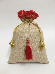 Jute Cotton Pouch