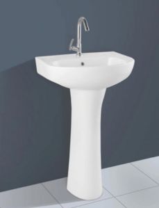 Ceramic Tazar Pedestal Wash Basin