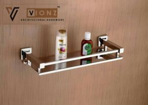 ROUND SQUARE PIPE BATHROOM SHELF