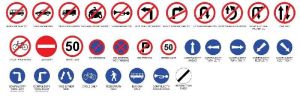 Road Mandatory Signages