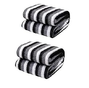 Striped Fleece Blanket