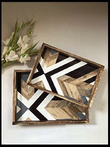 Wooden Inlay Tray