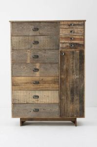 Pine Wood Side Cabinet