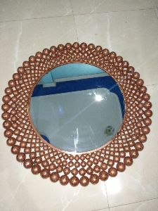 Bubbly mirror frame