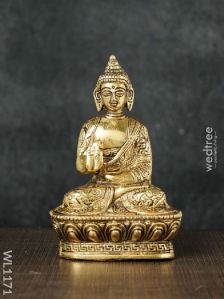 White Metal Buddha