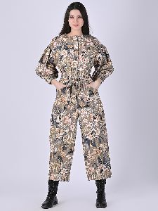 Womens Love for Water Lilys Jumpsuit