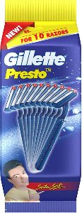 Gillette Presto Disposable Shaving Razor