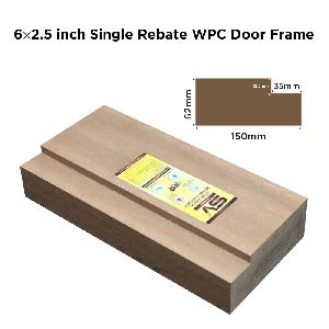 6x2.5 Inch Single Rebate WPC Door Frames