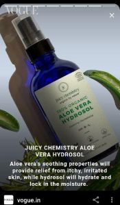 Aloe Vera Hydrosol