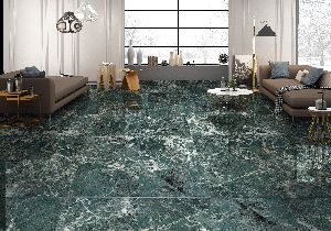 BORA BLUE - 60X120 CM high glossy porcelain tile