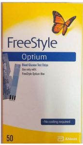 Free Style Optium Neo Test Strips-50's