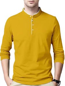 full sleeve T-shirt Mustard