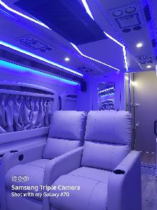 Vanity van with Washroom, bed room and kitchen