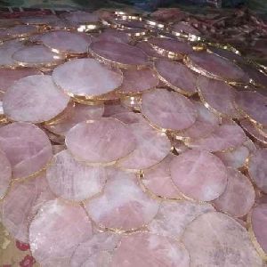 Pink Agate Slices