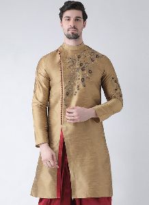 Silk Embroidered Angrakha