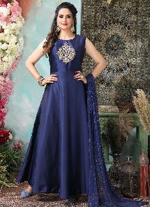 Tafeta Silk Designer Suit