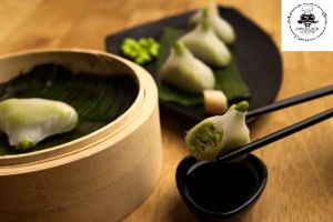 Edamame truffle dimsum