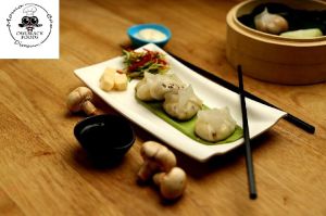 Mushroom cheese dimsum