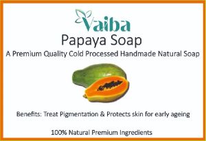 Papaya hand made soap