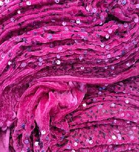 Velvet Sequence Fabric