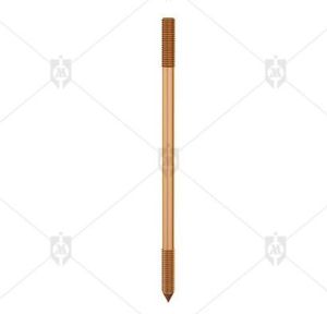 Solid Copper External Threaded Earth Rod