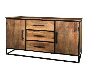 SS1216 Wooden 3 Drawer 2 Door Sideboard