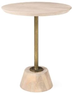 Wooden Round Side Table