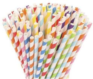 Biodegradable paper straw