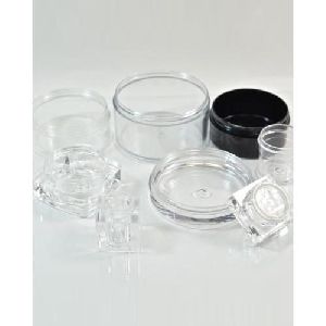 Transparent Cream Jar