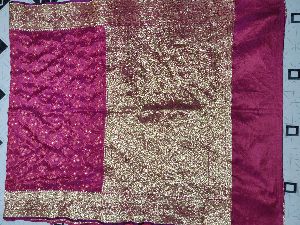 Katan Zari Work and Heavy Stone Work Sarees