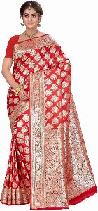 Katan Zari Work Sarees