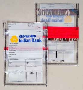 Indian Bank Gold Loan Envelopes