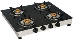 Glass Top 4 Burner Gas Stove