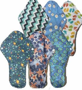 Reusable cloth sanitary pads