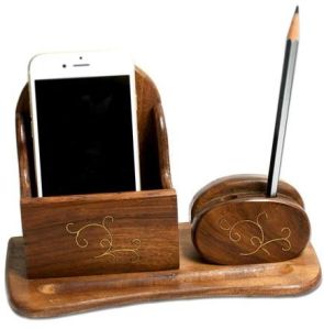 Wooden Pen Stand