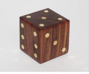 Paper Weight Wooden Dice