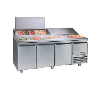 Stainless Steel Pizza Fridge